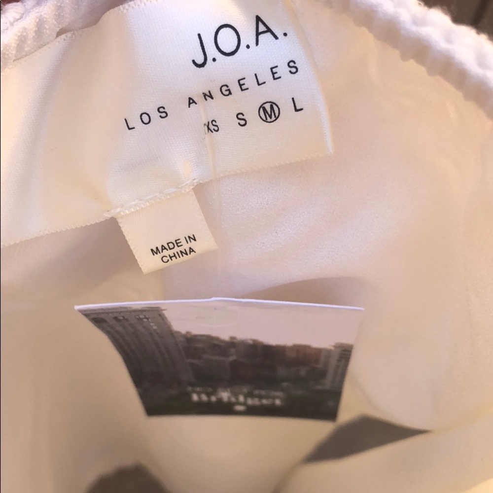 J.O.A. White Ruffled Eyelet Top - Picture 5 of 5